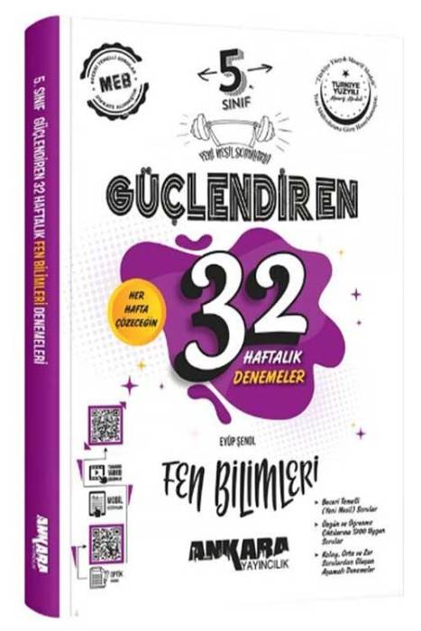 5. Sınıf Fen Bilimleri Güçlendiren 32 Haftalık Denemeleri Ankara Yayıncılık