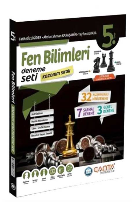 5. Sınıf Fen Bilimleri Kazanım Sıralı Deneme Seti Çanta Yayınları