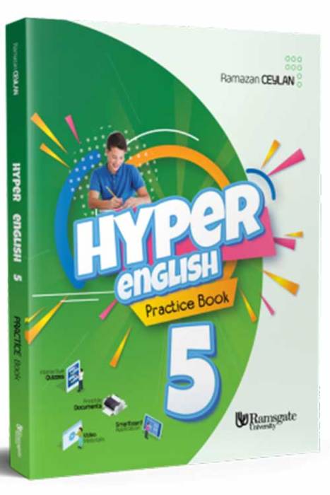 5. Sınıf Hyper English Practice Book (Quizzes & Dictionary) Hiper Zeka Yayınları