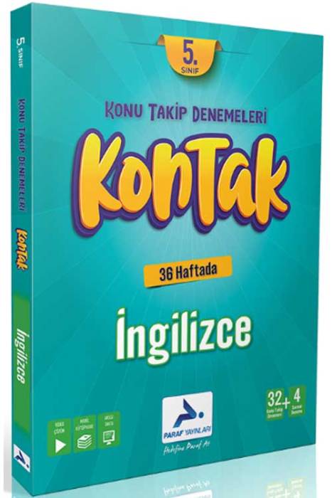 5. Sınıf İngilizce Kontak Konu Takip Denemeleri Paraf Yayınları