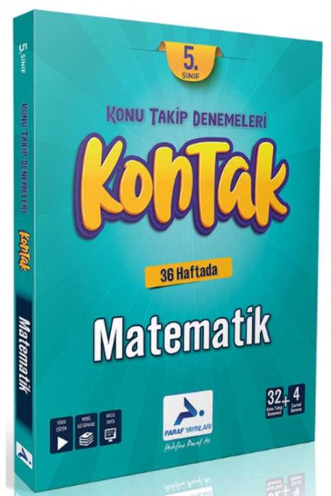 5. Sınıf Matematik Kontak Konu Takip Denemeleri Paraf Yayınları