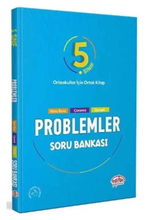 5. Sınıf Matematik Problemler Soru Bankası Editör Yayınları