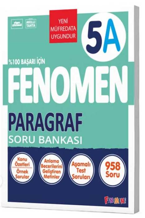 5. Sınıf Paragraf Fenomen A Soru Bankası Fenomen Yayınları