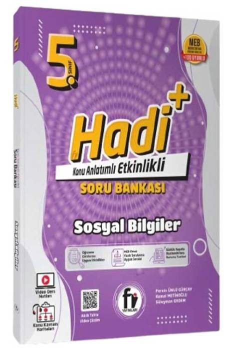 5. Sınıf Sosyal Bilgiler Hadi Soru Bankası Fi Yayınları