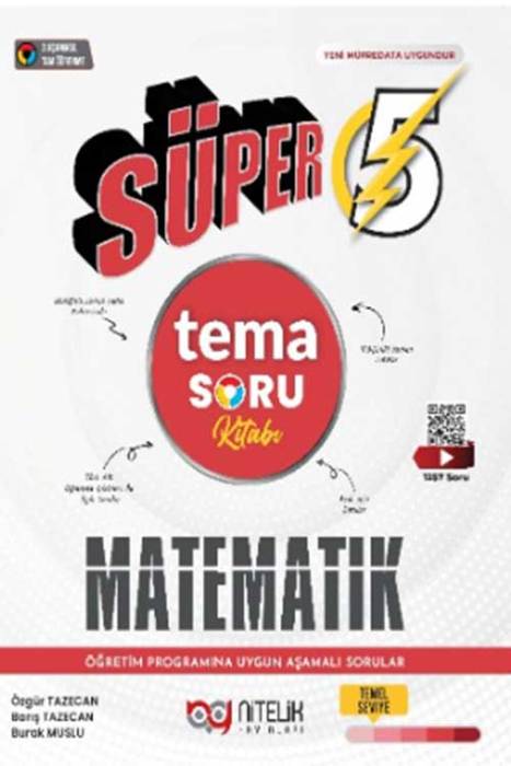 5. Sınıf Süper Matematik Tema Soru Kitabı Nitelik Yayınları