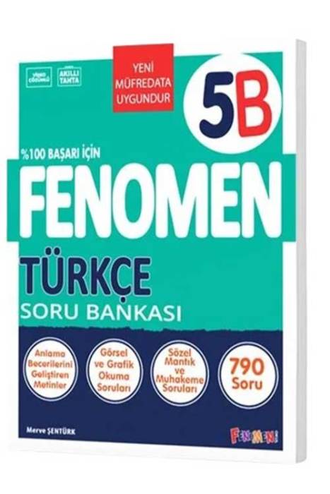 5. Sınıf Türkçe B Soru Bankası Fenomen Yayınları