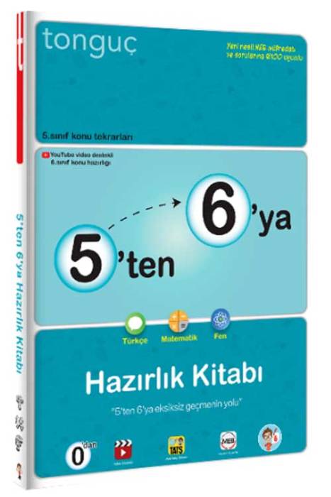 5 ten 6 ya Hazırlık Kitabı Tonguç Akademi Yayınları