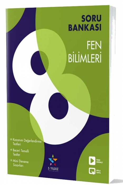 5 Yıldız 8. Sınıf Fen Bilimleri Soru Bankası 5 Yıldız Yayınları