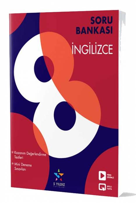 5 Yıldız 8. Sınıf İngilizce Soru Bankası 5 Yıldız Yayınları