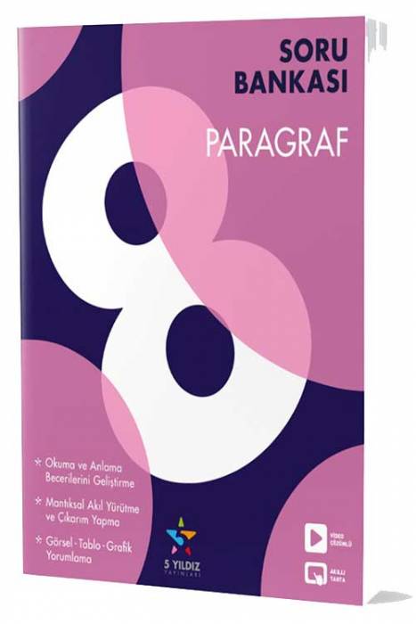 5 Yıldız 8. Sınıf Paragraf Soru Bankası 5 Yıldız Yayınları