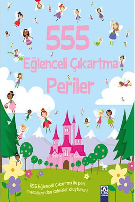 555 Eğlenceli Çıkartma Periler Altın Kitaplar