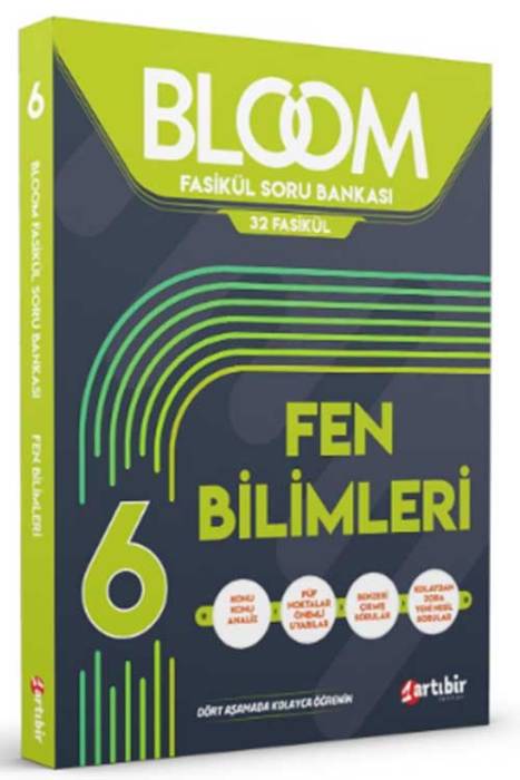 6. Sınıf Bloom Fen Bilimleri Soru Bankası Artıbir Yayınları