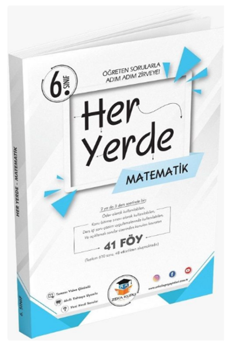 6. Sınıf Her Yerde Matematik 41 Föy Zeka Küpü Yayınları