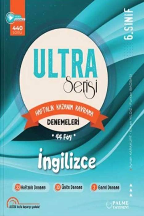 6. Sınıf İngilizce Ultra Serisi Denemeleri 44 Föy Palme Yayınevi