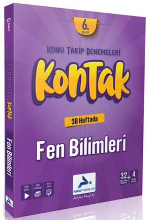 6. Sınıf Kontak Fen Bilimleri Denemeleri Paraf Yayınları