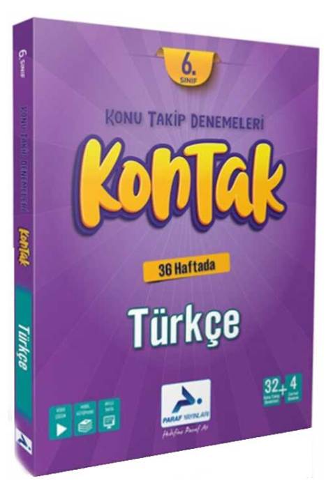 6. Sınıf Kontak Türkçe Denemeleri Paraf Yayınları