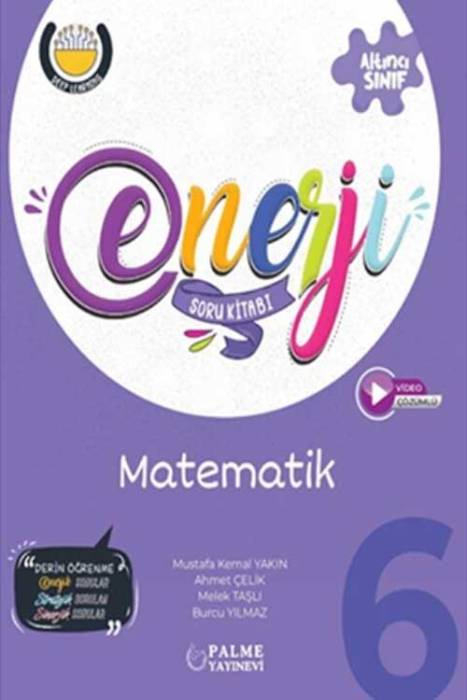 6. Sınıf Matematik Enerji Soru Kitabı Palme Yayınevi