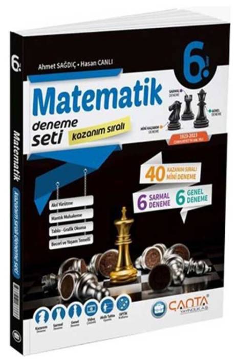 6. Sınıf Matematik Kazanım Sıralı Deneme Seti Çanta Yayınları