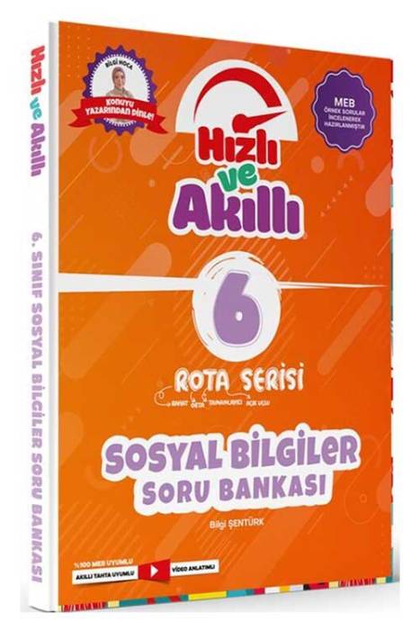 6. Sınıf Sosyal Bilgiler Rota Serisi Hızlı ve Akıllı Soru Bankası Tammat Yayınları