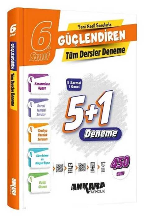 6. Sınıf Tüm Dersler Güçlendiren 5+1 Deneme Ankara Yayıncılık