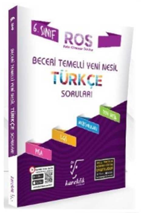 6. Sınıf Türkçe ROS Serisi Soru Bankası Karekök Yayınları