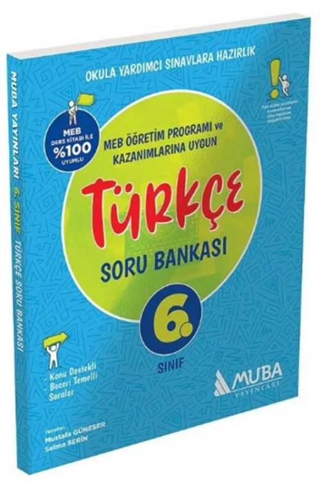 6. Sınıf Türkçe Soru Bankası Muba Yayınları