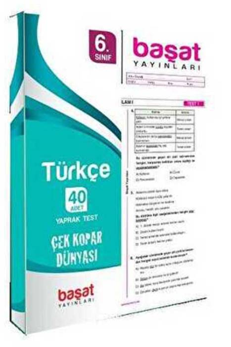 6. Sınıf Türkçe Yaprak Test Başat Yayınları