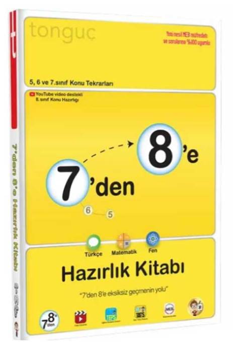 7 den 8 e Hazırlık Kitabı Tonguç Akademi Yayınları