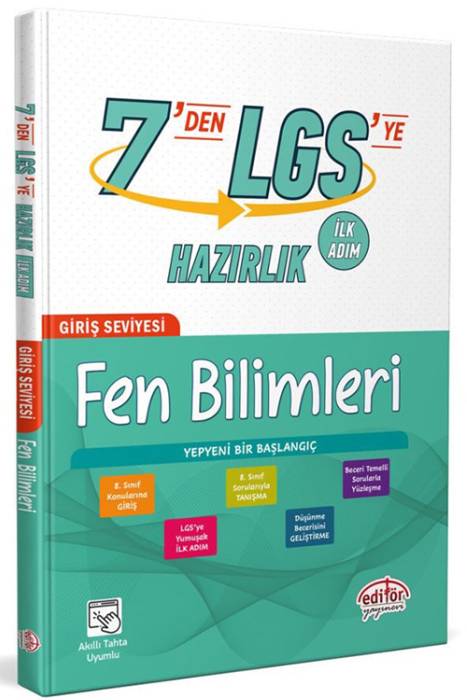 7 den LGS ye Hazırlık Fen Bilimleri Editör Yayınevi