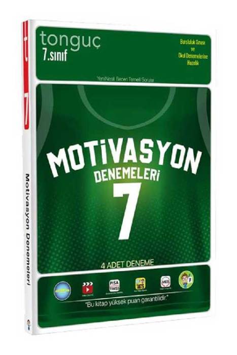 7. Sınıf 4 Motivasyon Deneme Tonguç Akademi Yayınları