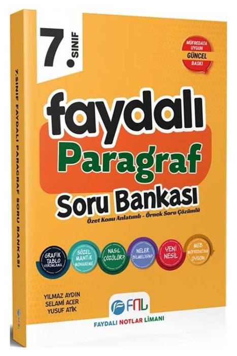 7. Sınıf Faydalı Paragraf Soru Bankası Faydalı Notlar Limanı