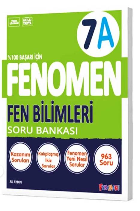 7. Sınıf Fen Bilimleri A Soru Bankası Fenomen Yayınları