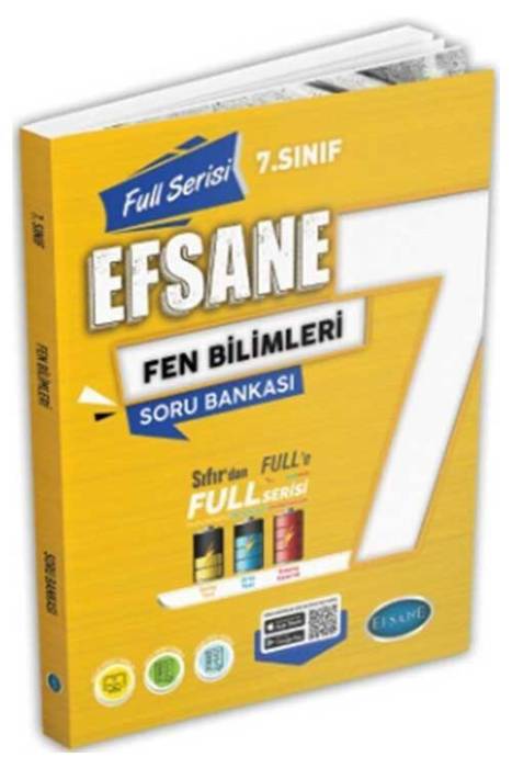 7. Sınıf Fen Bilimleri Soru Bankası Efsane Yayınları