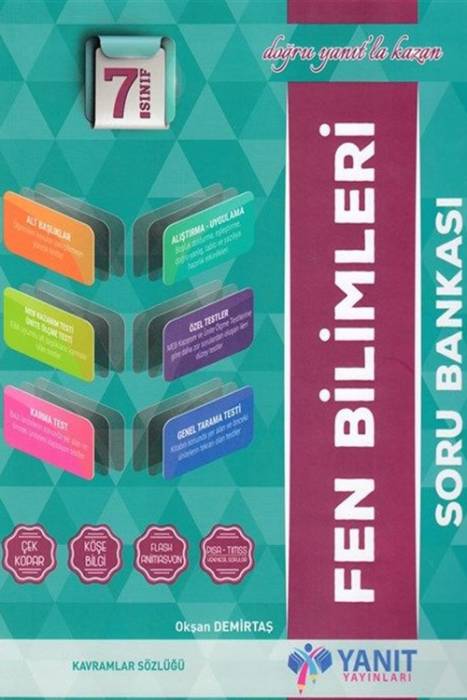 7. Sınıf Fen Bilimleri Soru Bankası Yanıt Yayınları