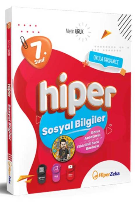 7. Sınıf Hiper Sosyal Bilgiler Konu Anlatımlı & Soru Bankası Hiper Zeka Yayınları