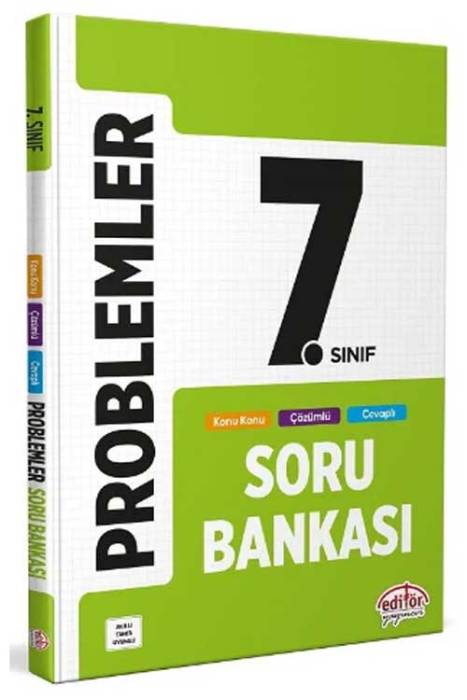 7. Sınıf Problemler Soru Bankası Çözümlü Editör Yayınları