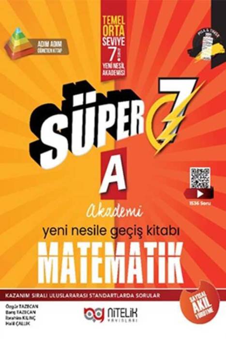 7. Sınıf Matematik Süper A Soru Kitabı Nitelik Yayınları