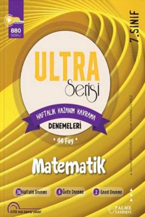 7. Sınıf Matematik Ultra Serisi Denemeleri 44 Föy Palme Yayınevi