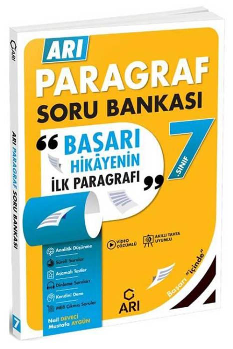 7. Sınıf Paragraf Soru Bankası Arı Yayıncılık