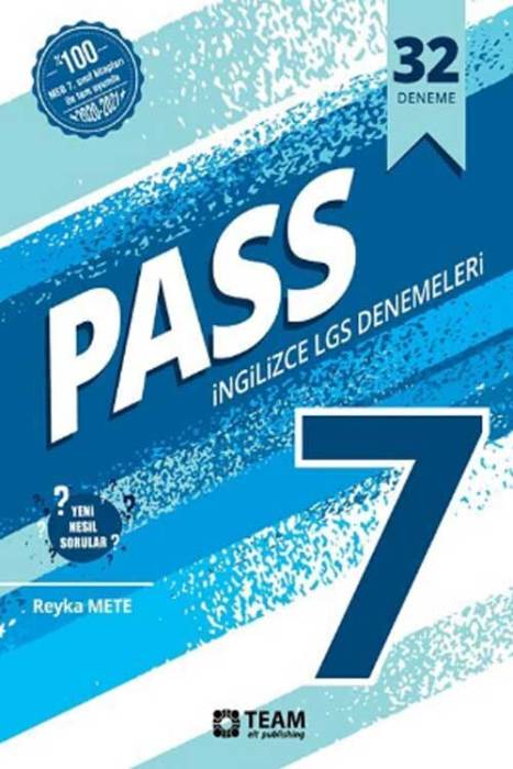 7. Sınıf Pass İngilizce LGS Denemeleri Team Elt Publishing