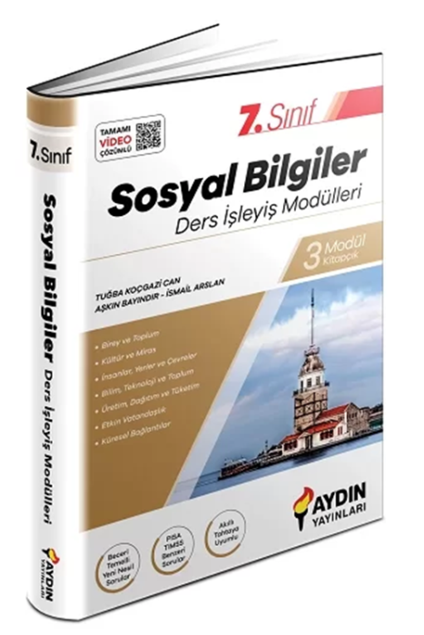 7. Sınıf Sosyal Bilgiler Ders İşleyiş Modülleri Aydın Yayınları