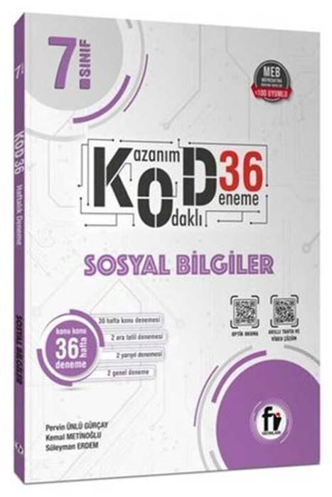 7. Sınıf Sosyal Bilgiler Kod 36 Deneme Fi Yayınları