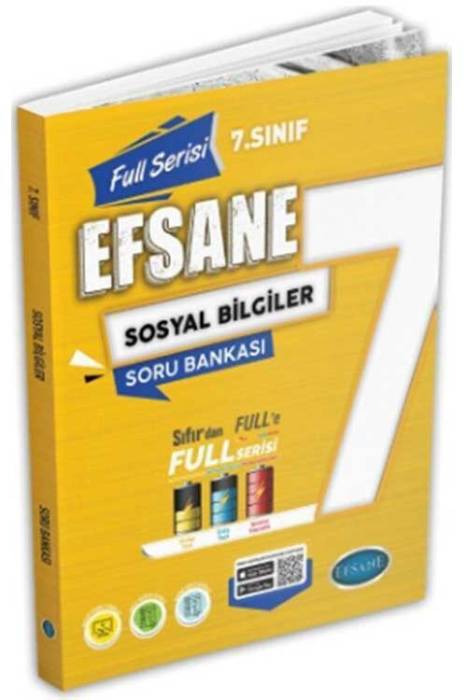 7. Sınıf Sosyal Bilgiler Soru Bankası Efsane Yayınları