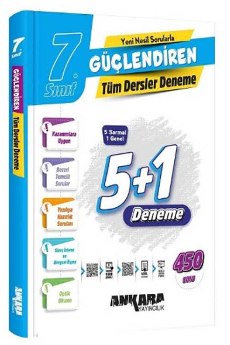 7. Sınıf Tüm Dersler Güçlendiren 5+1 Deneme Ankara Yayıncılık