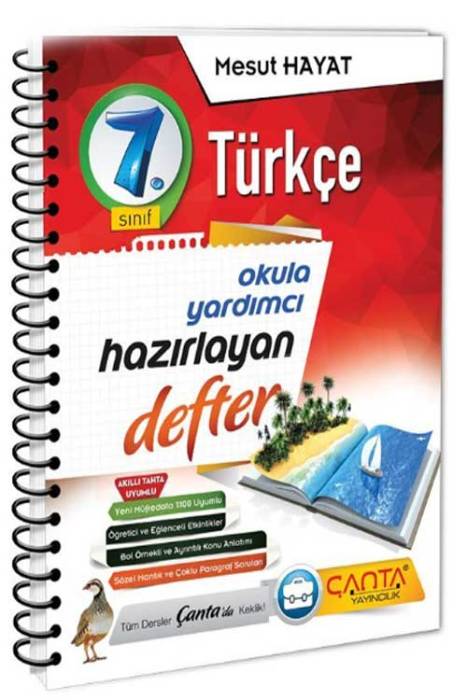 7. Sınıf Türkçe Hazırlayan Defter Çanta Yayınları