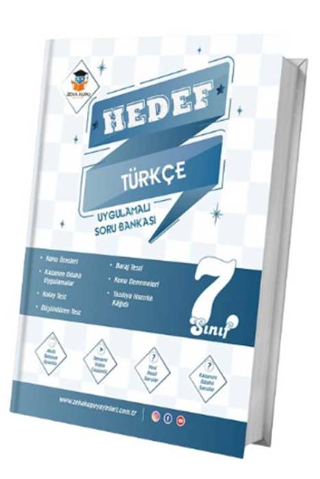 7. Sınıf Türkçe Hedef Uygulamalı Soru Bankası Zeka Küpü Yayınları