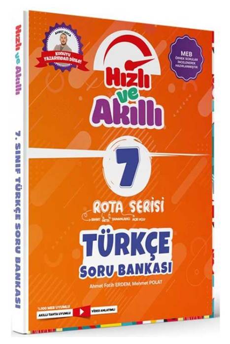 7. Sınıf Türkçe Rota Serisi Hızlı ve Akıllı Soru Bankası Tammat Yayınları