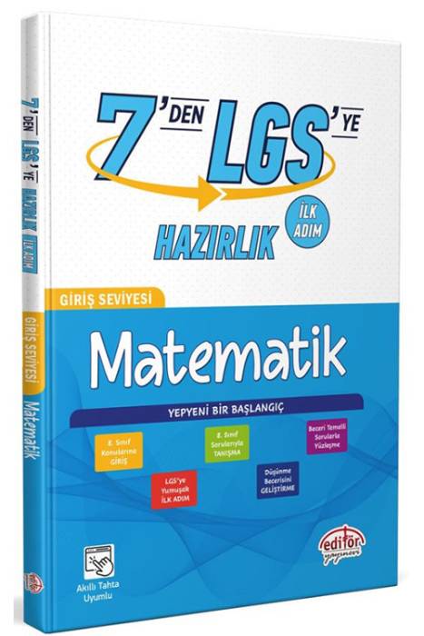 7'den LGS'ye Hazırlık Matematik Editör Yayınevi