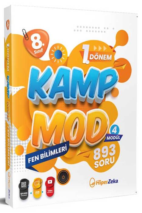 8. Sınıf 1. Dönem Kamp Mod Fen Bilimleri 4 Teknik Analiz Modülü Hiper Zeka Yayınları