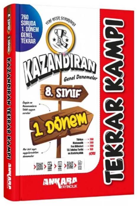 8. Sınıf 1. Dönem Kazandıran Tekrar Kampı Ankara Yayıncılık